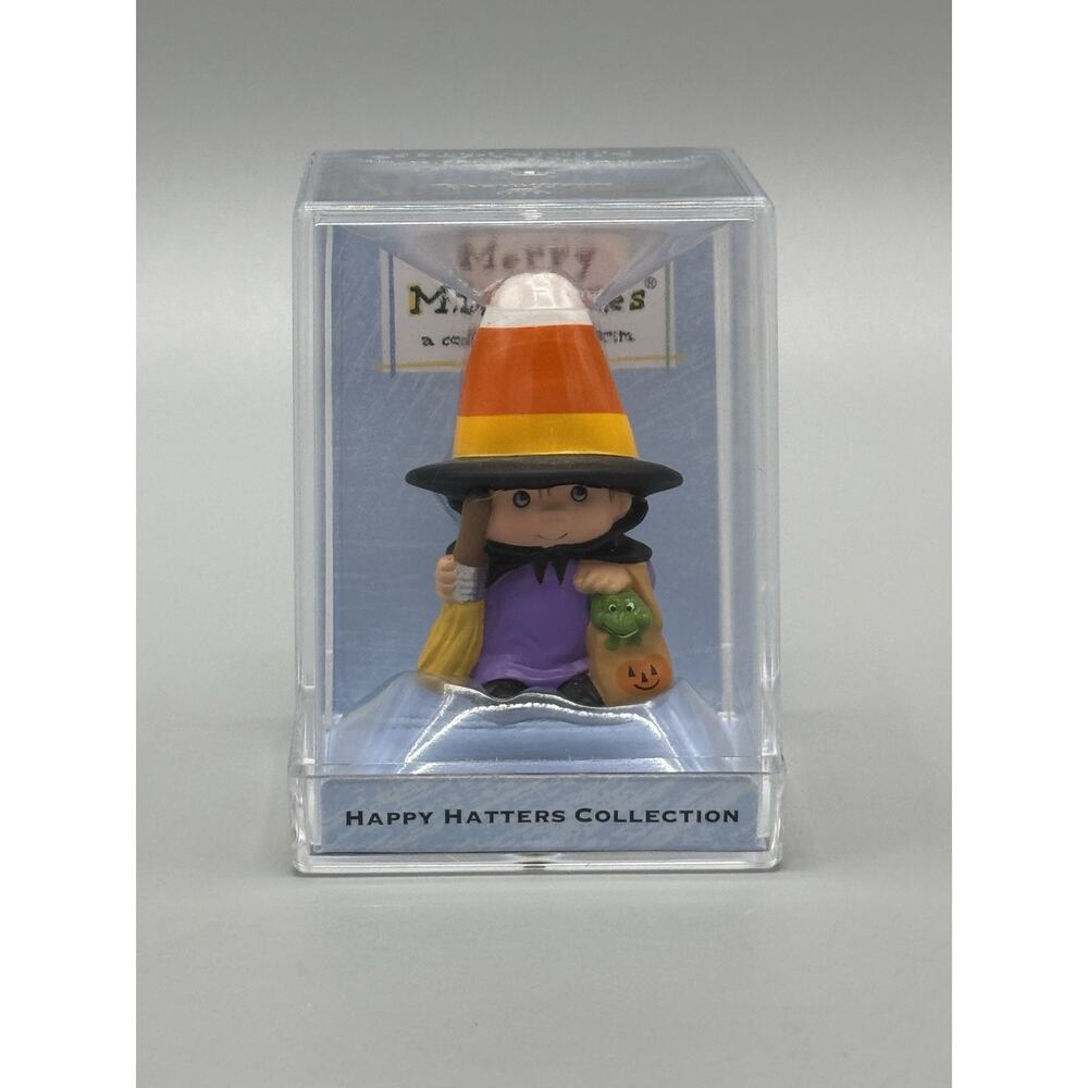 Vintage 2000 Hallmark Merry Miniatures Happy Hatters Candy Capper